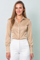 CAMISA C079 M/L PUÑO ANCHO Beige