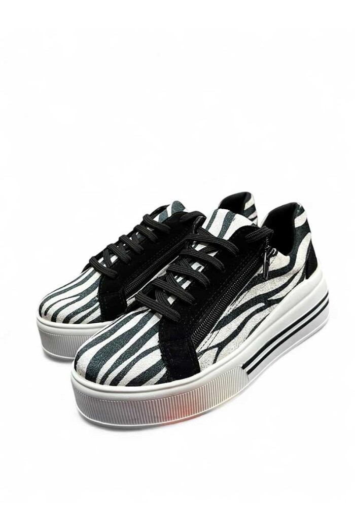 CALZADO DEPORTIVO EUROTEENS CON PLATAFORMA COMBIANADO Animal-print