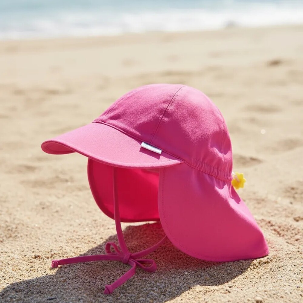 Gorro iplay con filtro solar 9-18 meses fucsia