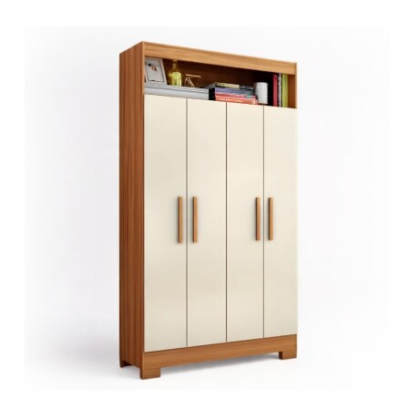 ROPERO 4 PUERTAS GUARDARROPA ARMARIO PLACARD CLOSET OFF WHITE