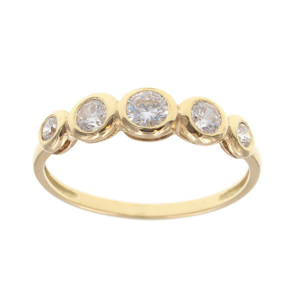 Anillo en Oro 18k con Circonias (adaptamos nuestros anillos a medida*) AN6739 Anillo en Oro 18k con Circonias (adaptamos nuestros anillos a medida*) AN6739