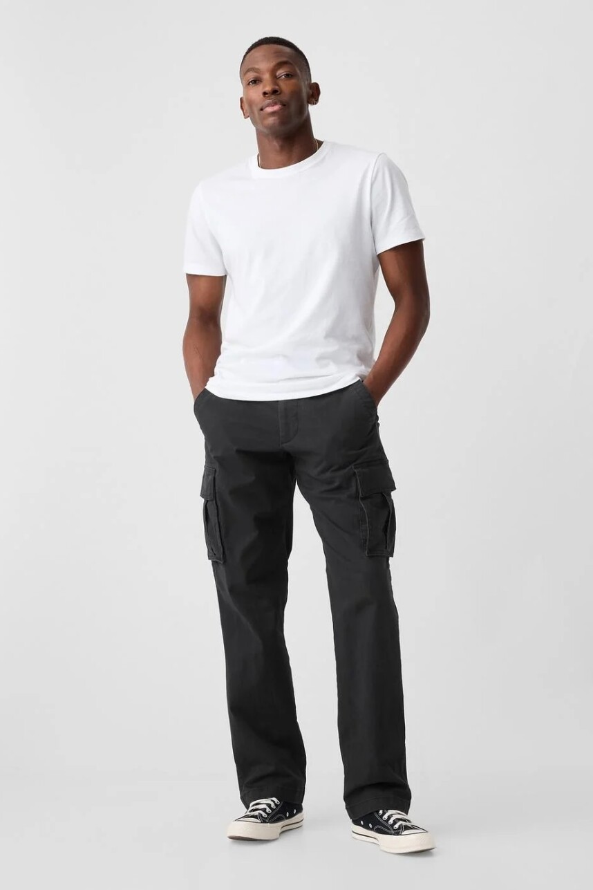 Pantalón Straight Cargo Hombre Moonless Night V2