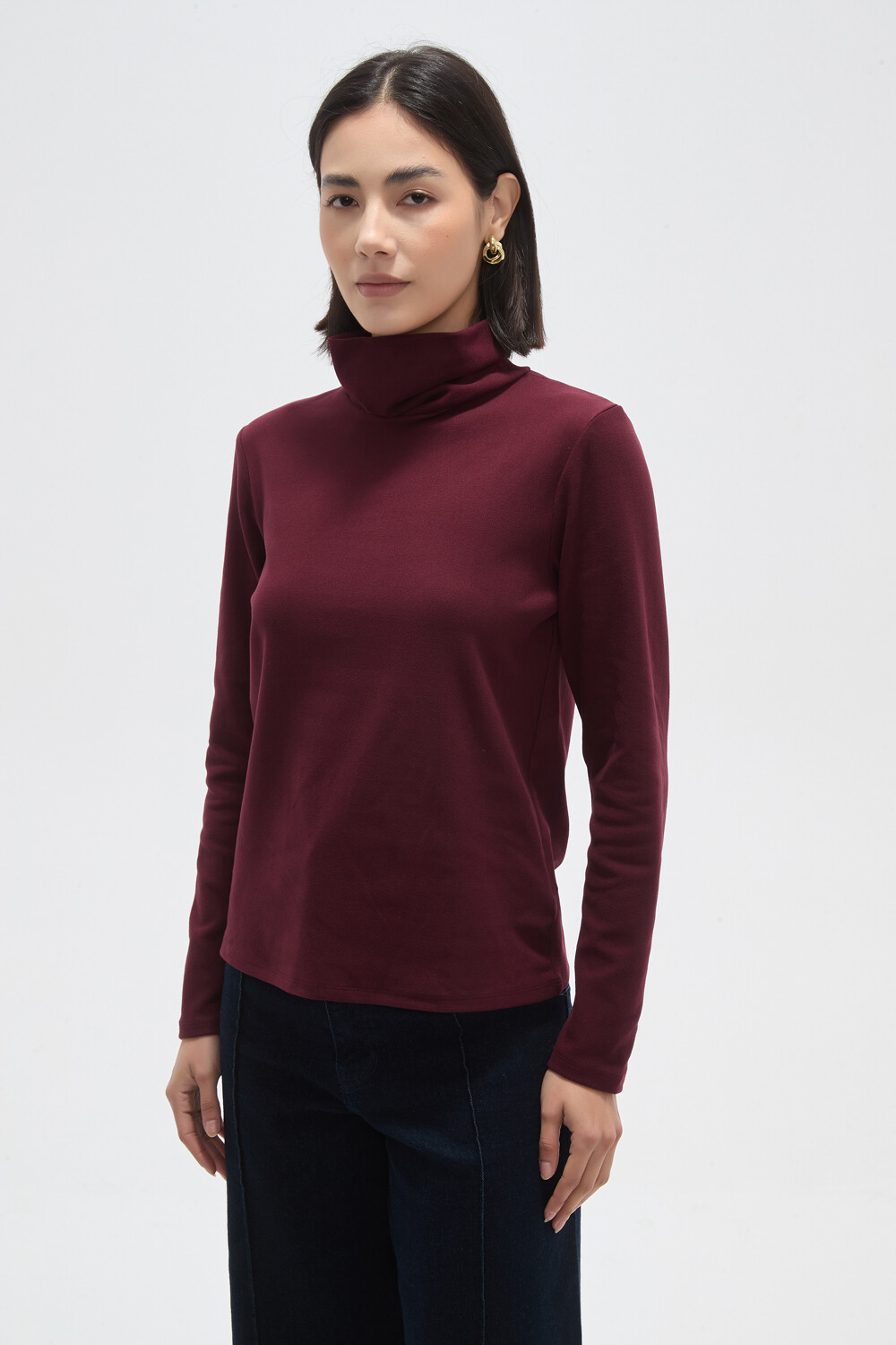 Polera Lullaby Cereza Oscuro