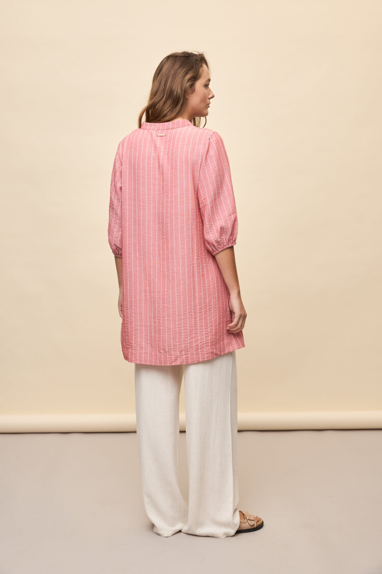 VESTIDO TALA STRIPED Rojo