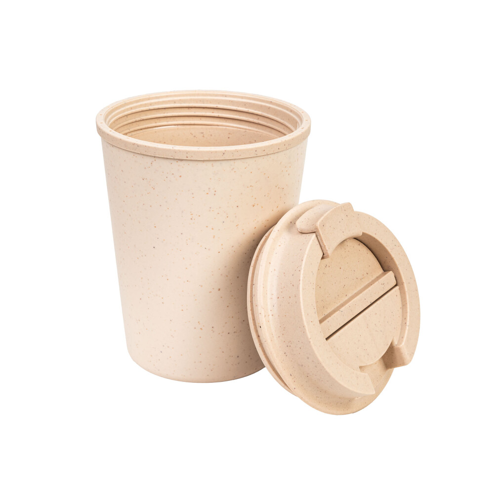 VASO CON TAPA POLIPROPILENO MULTICOLOR 350ML