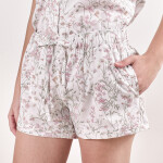 Short y Camisa Mangas Corta Flores Colección 2025 G