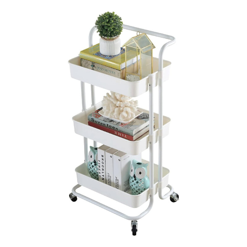 Organizador Estanteria Pvc 3 Niveles Baño Cocina Organizador Estanteria Pvc 3 Niveles Baño Cocina