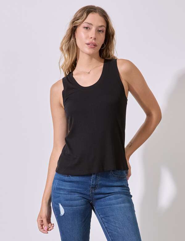 Musculosa Basica NEGRO