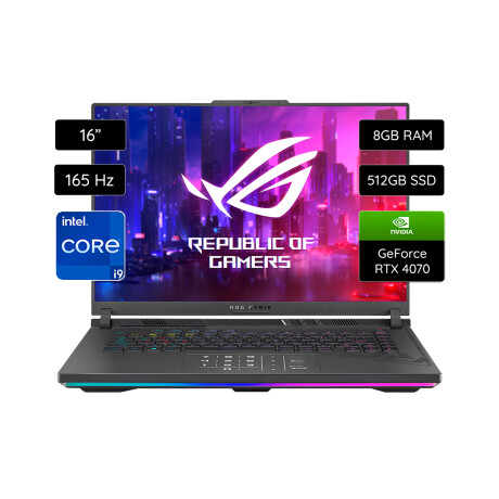 Notebook Gamer ROG Strix G16 16" Core I9 13980HX 512GB SSD / 16GB RAM G614JI-N3429W Black