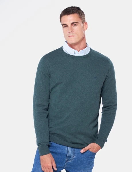BUZO CUELLO BASE Verde