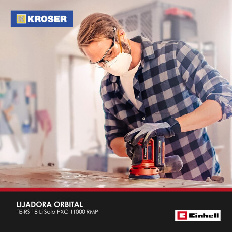 LIJADORA ORBITAL 11000RMP TE-RS 18 LI SOLO PXC 4462010 EINHELL ++ N/a