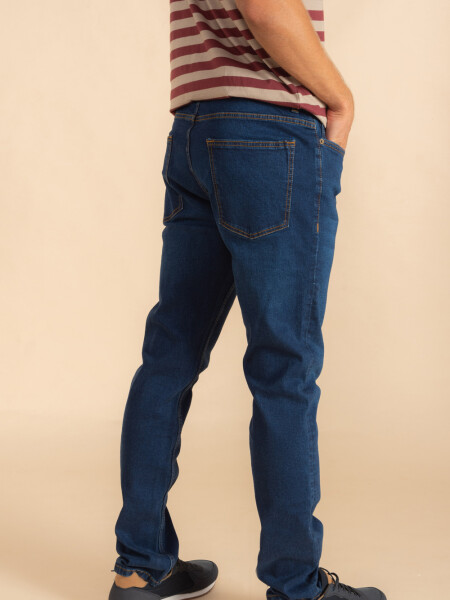 Pantalón de Jean Slim Azul Oscuro