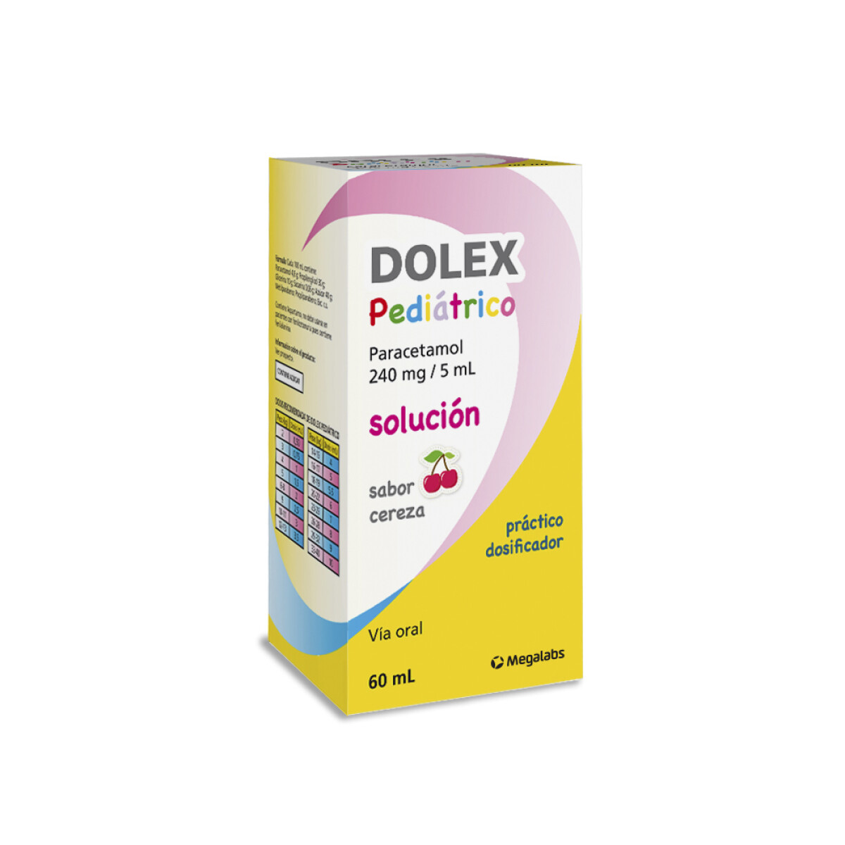 Dolex Pediátrico Solución Oral Sabor Cereza 60 ml con Gotero 