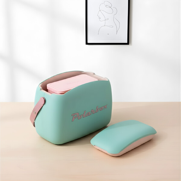 Conservadora Lunchera Térmica Pop 6L Polarbox Con 2 Tuppers Color Verde