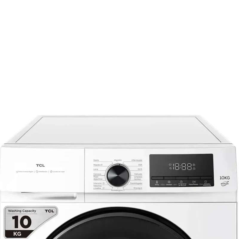 Lavarropas TCL EFFIWASH inverter 10kg Carga Frontal Lavarropas Tcl Effiwash Inverter 10kg Carga Frontal