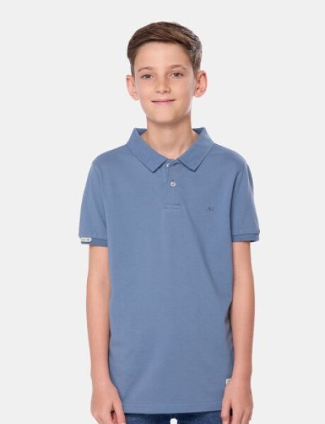 REMERA POLO DE ALGODÓN PIQUÉ Piedra