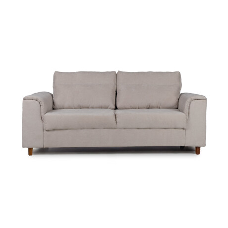 Sofá Aston (Outlet) - Tela Microfibra - 3 cuerpos Berlin 02 (Beige)