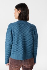 Sweater Panal Azul