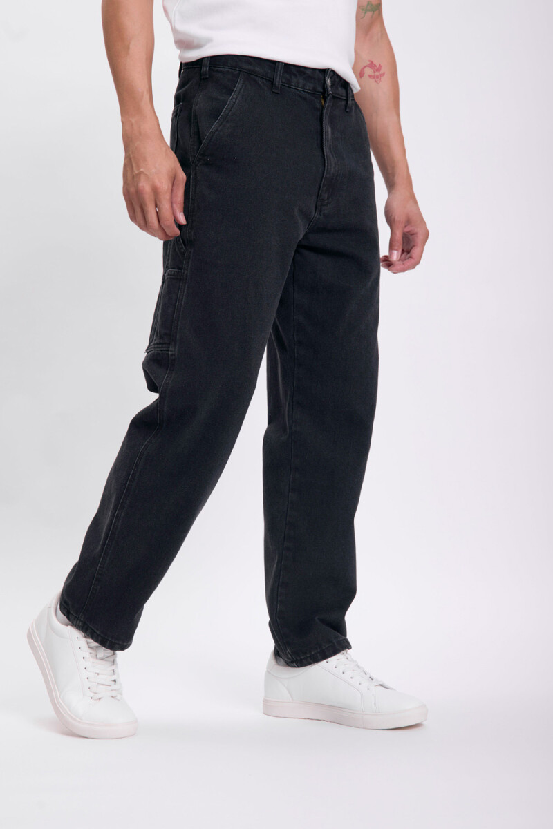 Pantalón jean carpintero Gris Oscuro