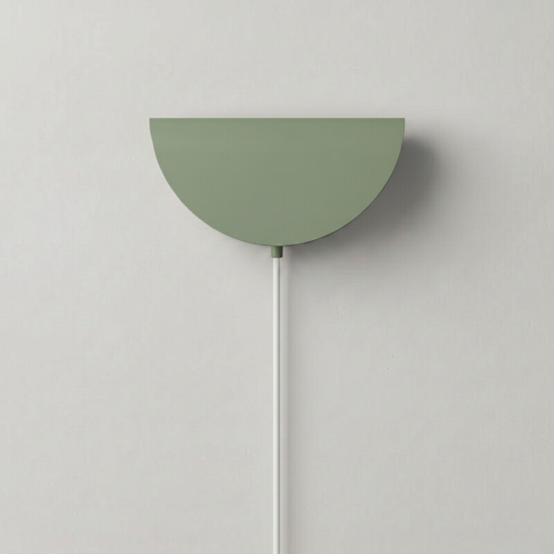 ARTEFACTO DECORATIVO DE PARED BEND Luminaria De Pared Band Verde