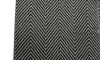 Alfombra Algodón - 70x150 - Zig Zag Gris Oscuro