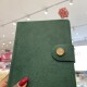 Cuaderno cuerina B6 verde