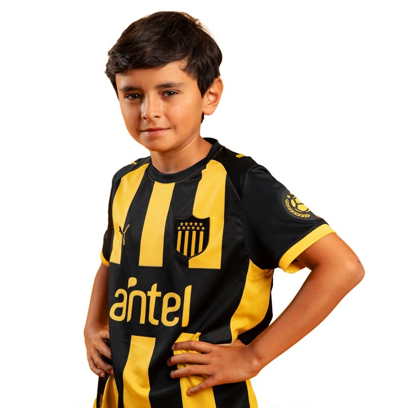 Camiseta Peñarol Puma Niños Home 26 Amarillo-Negro