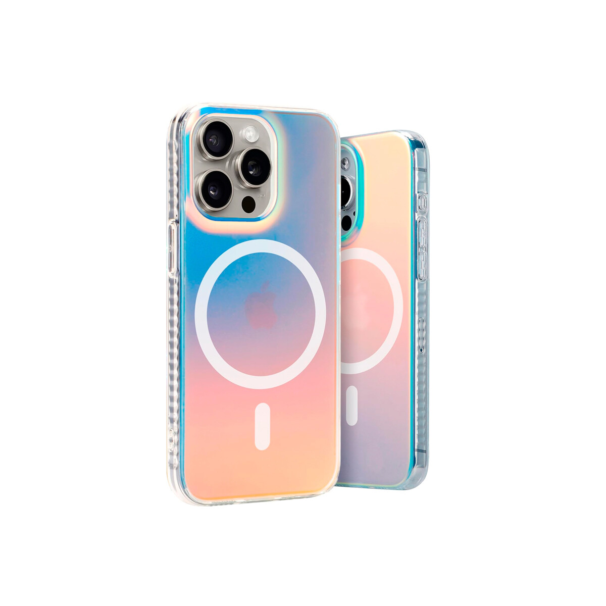 Protector para iPhone 16 Pro con MagSafe tornasolado 