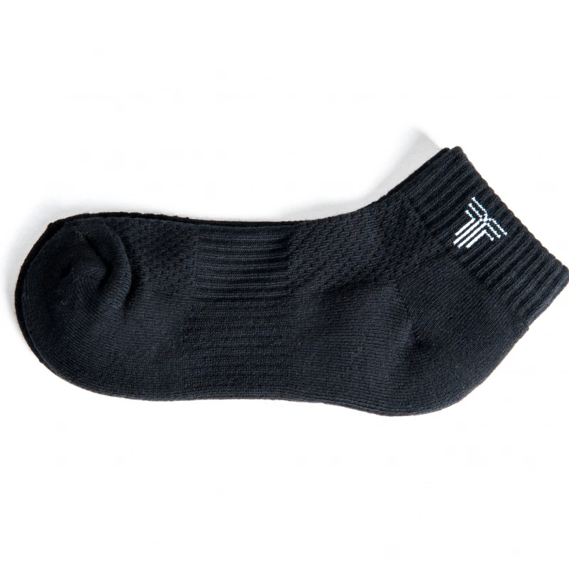 Medias Tripack Soquete Unisex Negro