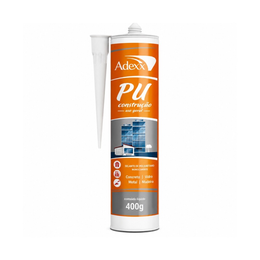 Adhesivo poliuretano Adexx gris 400g Adhesivo Poliuretano Adexx Gris 400g