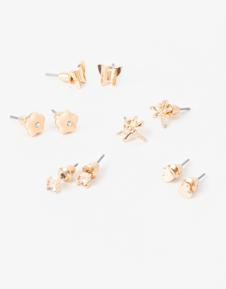 Aros Sets Metal Set De Aros - Dorado