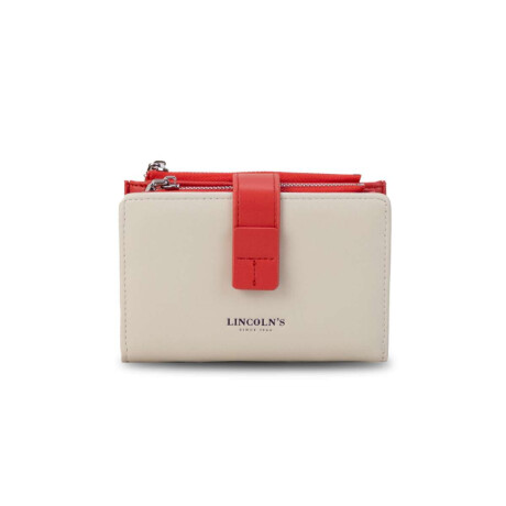 Billetera Simona Manteca C/Coral