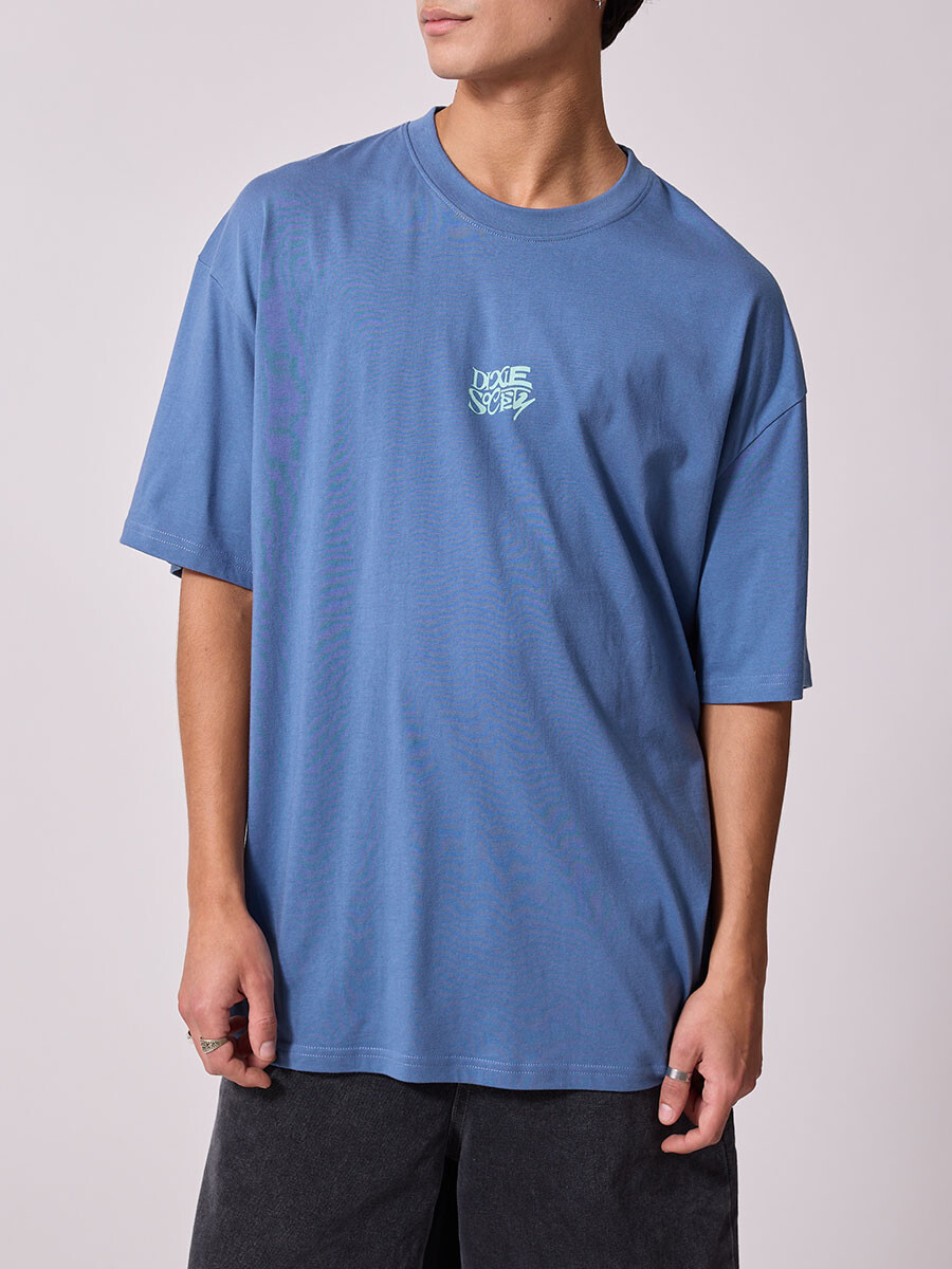 T-SHIRT TULAN DIXIE - Azul Piedra 