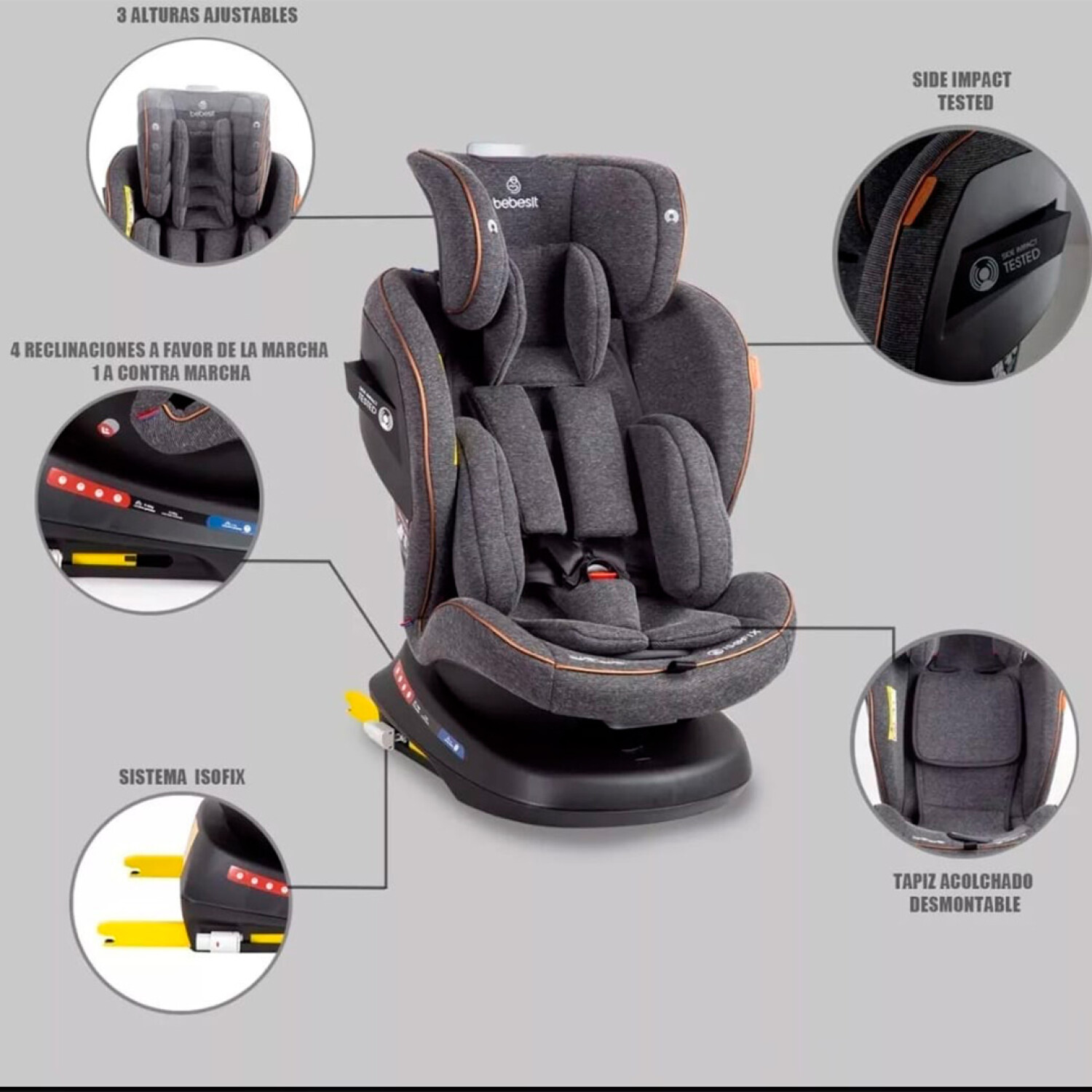 sillas de auto, sin isofix - MVD Kids Tienda en línea