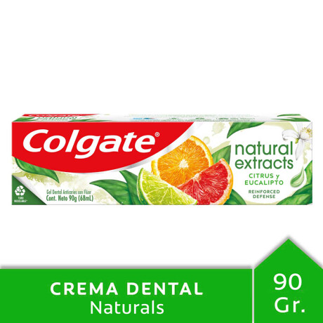 Colgate crema dental natural extracts 90 g Citrus y eucalipto