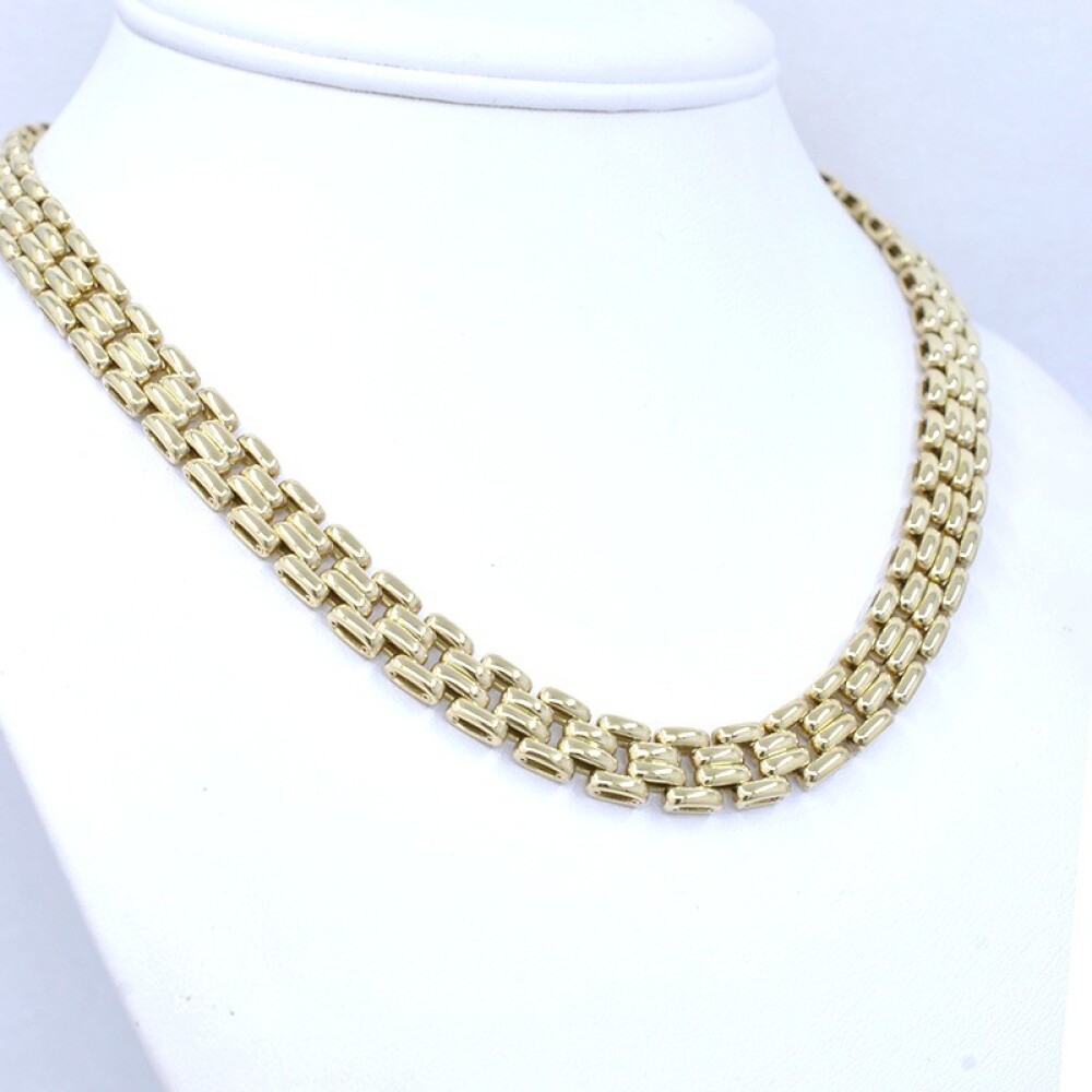 Collar En Oro 18K Estilo Panther Collar En Oro 18K Estilo Panther