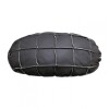 Almohadón Cuero - 56x35cm - oval chico Gris