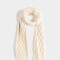 Bufandas y Chalinas Infantiles Bufanda Infantil Trenzada Crudo - Blanco Crudo