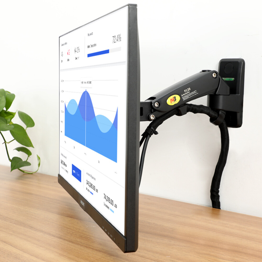Soporte Brazo Monitor Led De Pared De 17 A 27 Soporte Brazo Monitor Led De Pared De 17 A 27