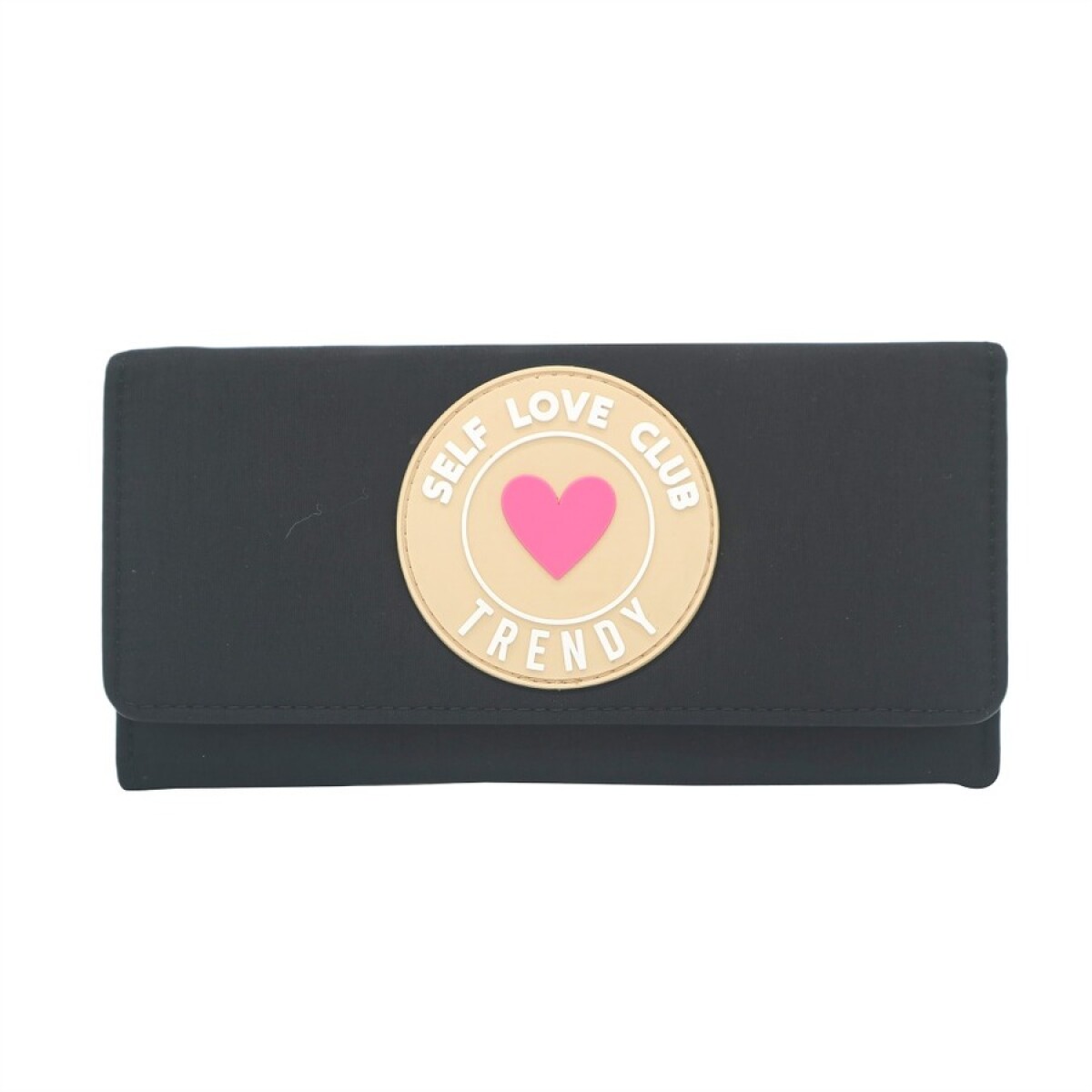 Billetera Trendy Self Love Club - NEGRO 