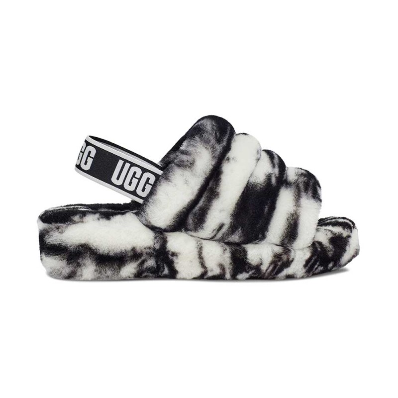 Fluff Yeah Slide Marble W - Mujer Black