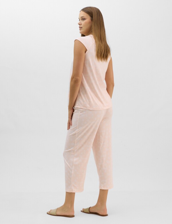 Pijama Con Capri ROSA