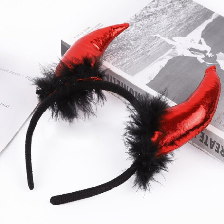 Disfraz Halloween infantil bruja con cuernos Rojo