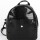 Mochila croco en cuerina Canva Negro
