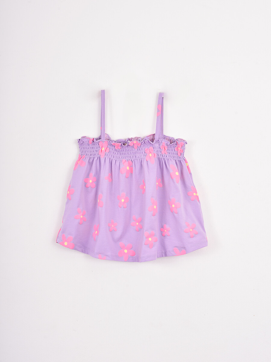 CONJUNTO BLUSA + SHORT - LILA (V) 