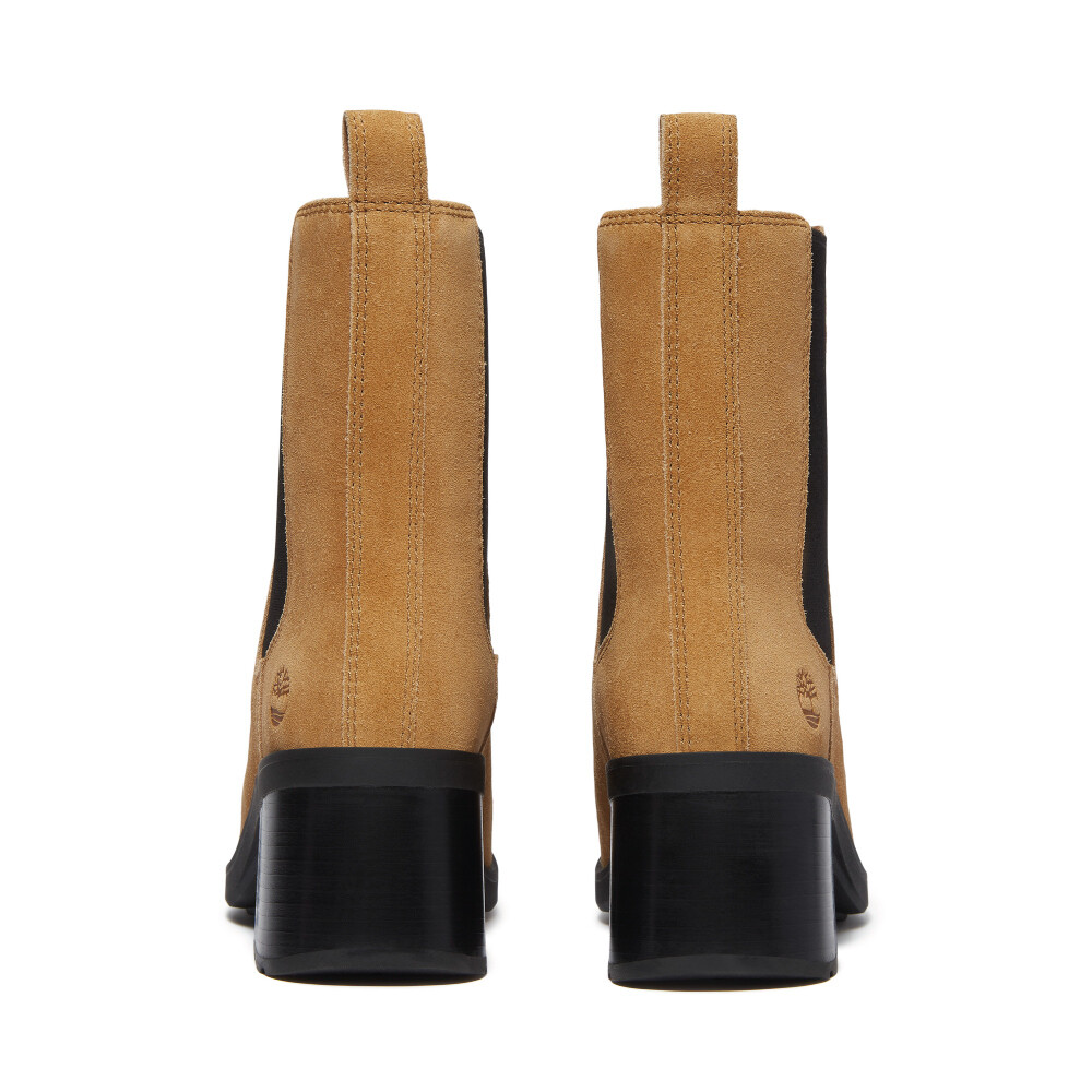 Botas Mid Chelsea Mujer Medium Brown Suede