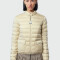 MONCLER - Campera Corta Lans Beige Claro