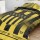 Juego de sábanas 1 240cm x 160cm plaza Nacional o Peñarol PEÑAROL ESCUDO GRANDE