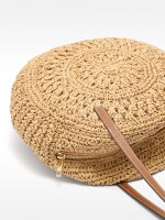 Bolso Shopper Efecto Rafia natural