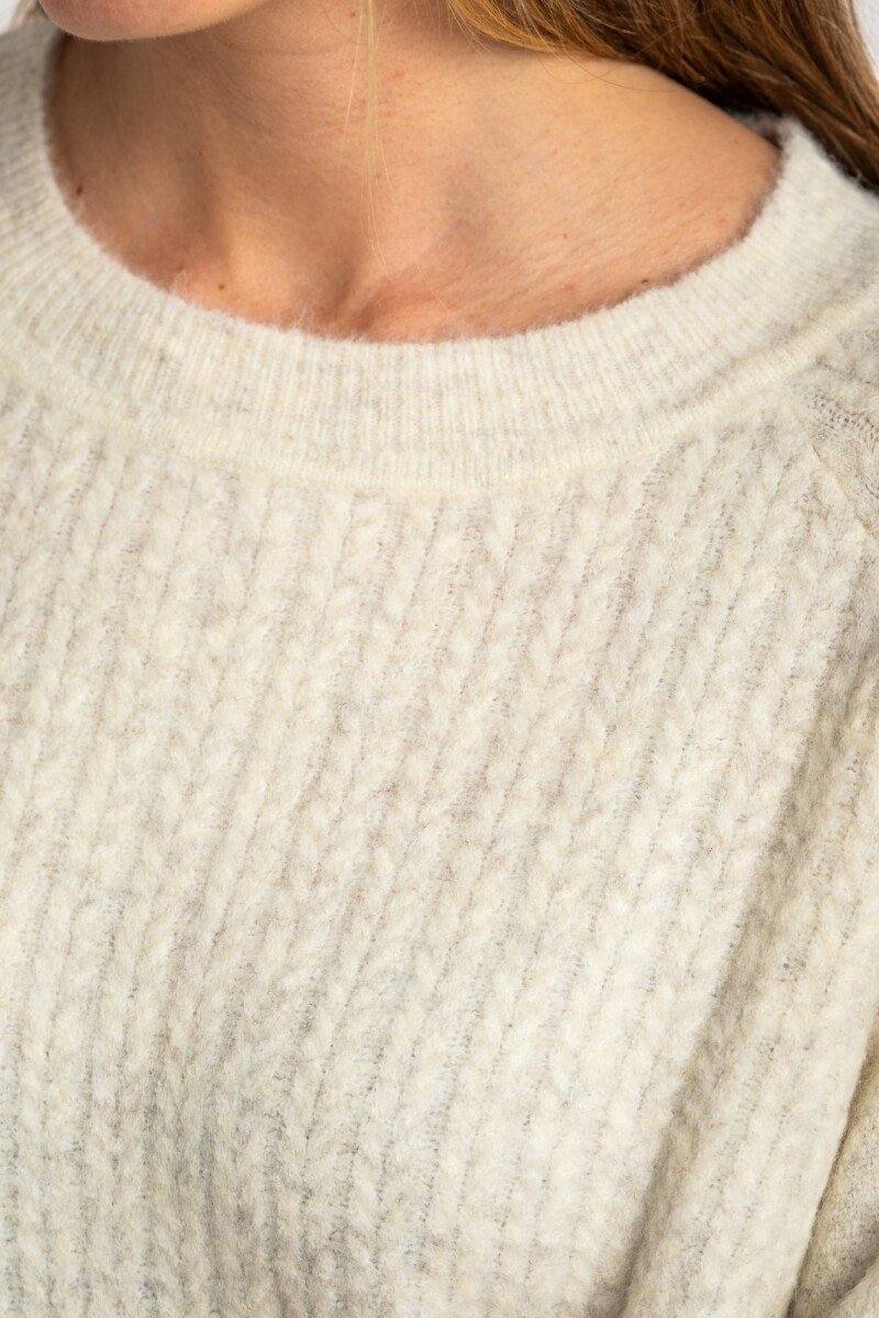 Sweater Texturado Nácar